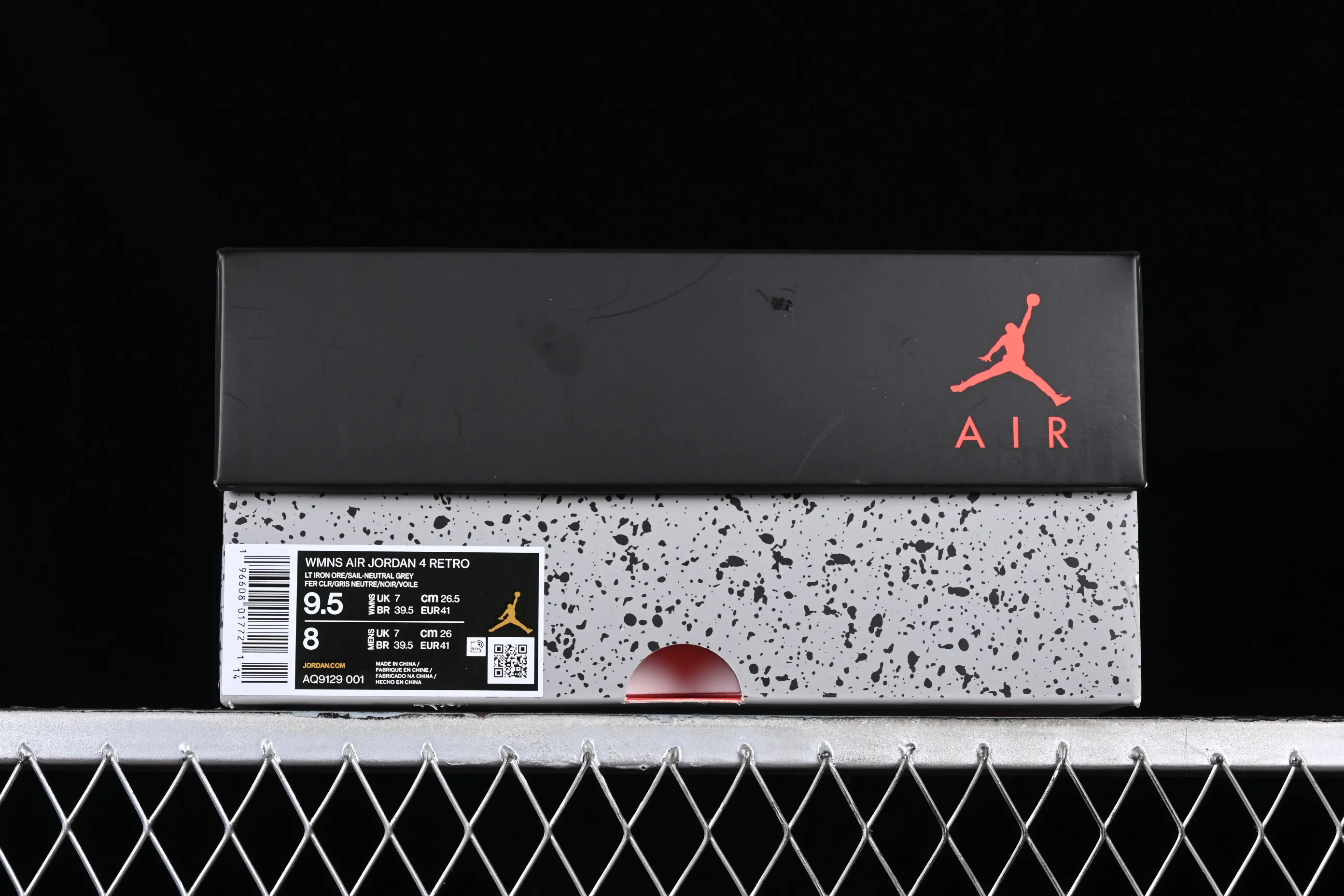 All categories Air Jordan Jordan series basketball shoes Air Jordan 4 OG version Air Jordan 4 Retro "Frozen Moments" AJ4 Joe 4 electroplated silver AQ9129-001